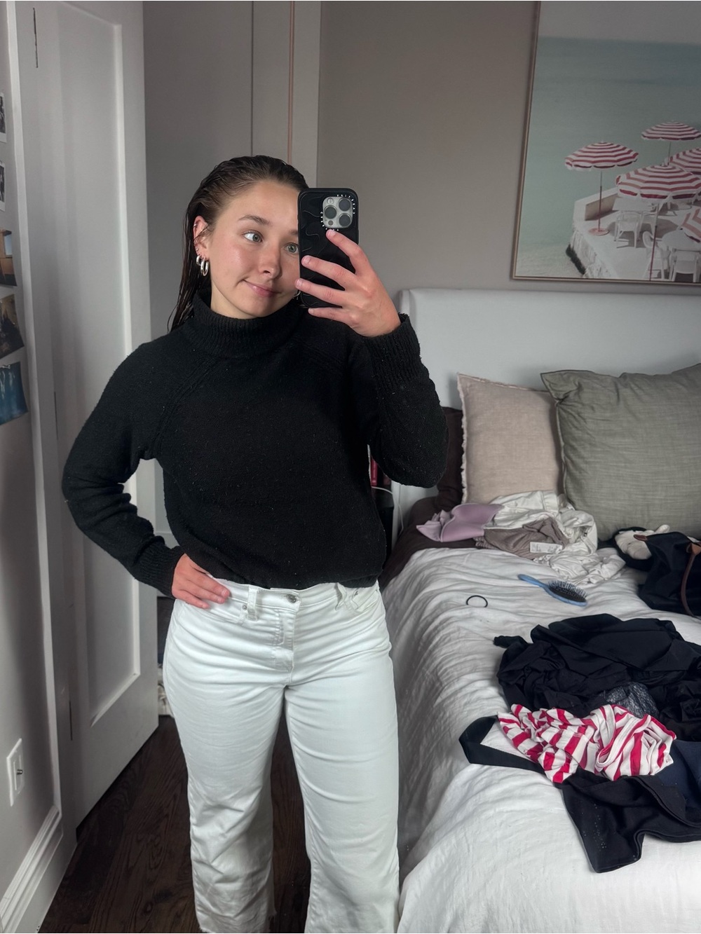 Black Turtleneck Sweater